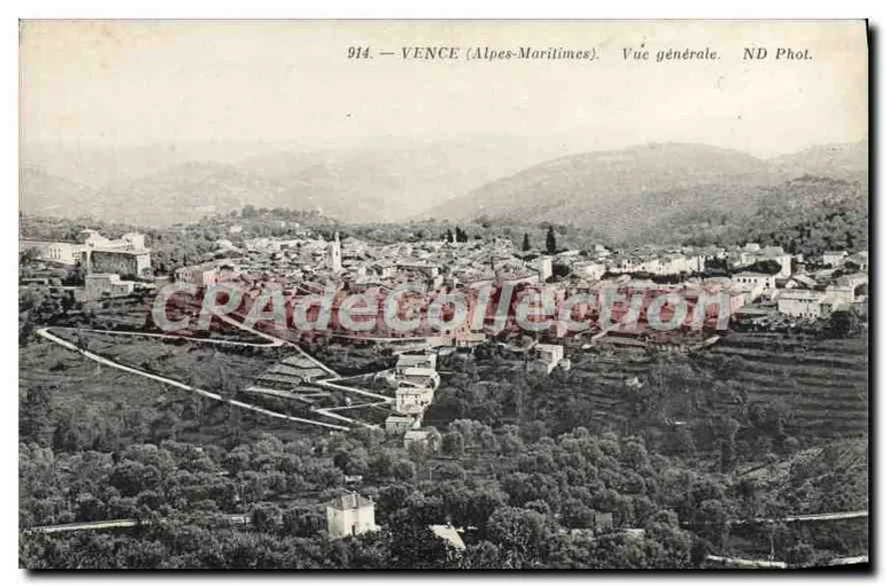 Vence (Alpes-Maritimes) — Vista geral — ND Phot. n° 914 - Frente