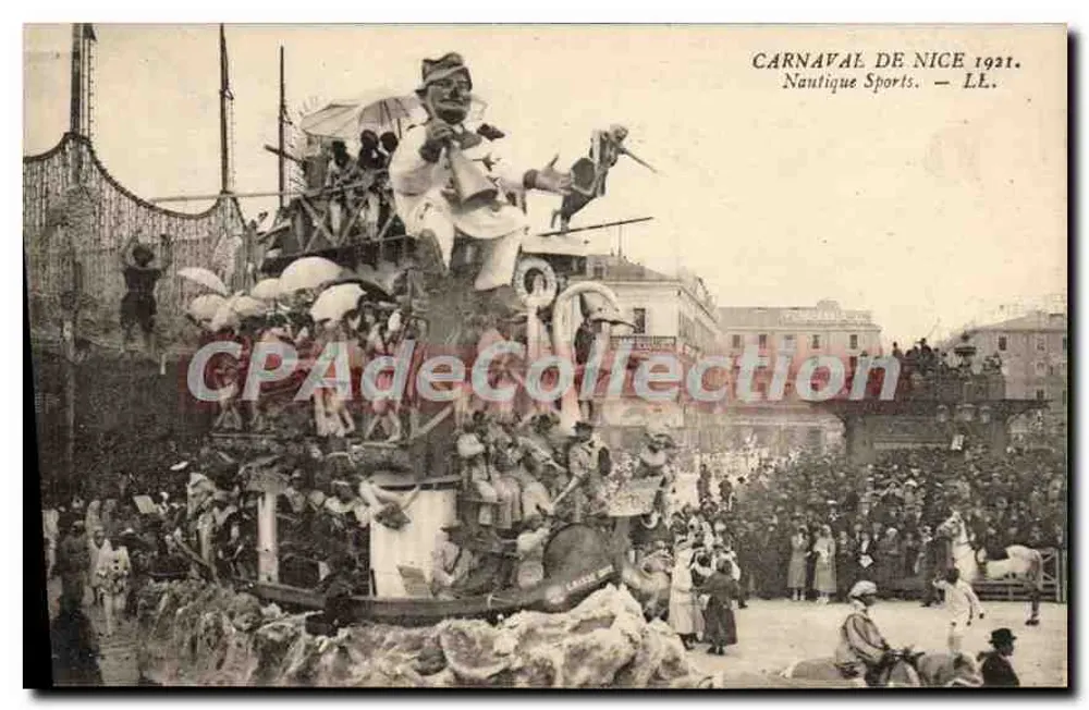 Karneval von Nice 1921 — Nautique Sports — LL. - Vorderseite