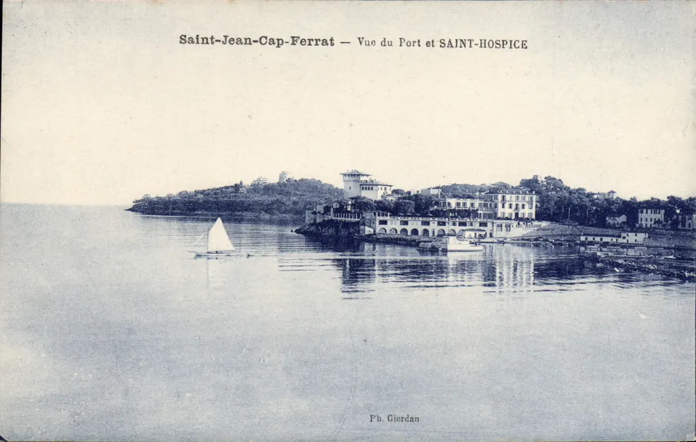 Saint-Jean-Cap-Ferrat — Ansicht des Hafens und SAINT-HOSPICE — Ph. Giordan - Vorderseite