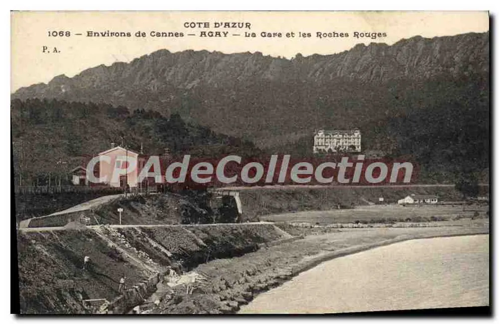 Agay — Die Station und die Rouge Roches — P.A. — Côte d'Azur - Vorderseite