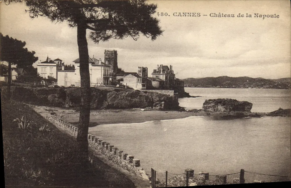 CANNES — Zamek Napoule — Wydawca OLETTA, nr 480 - Awers