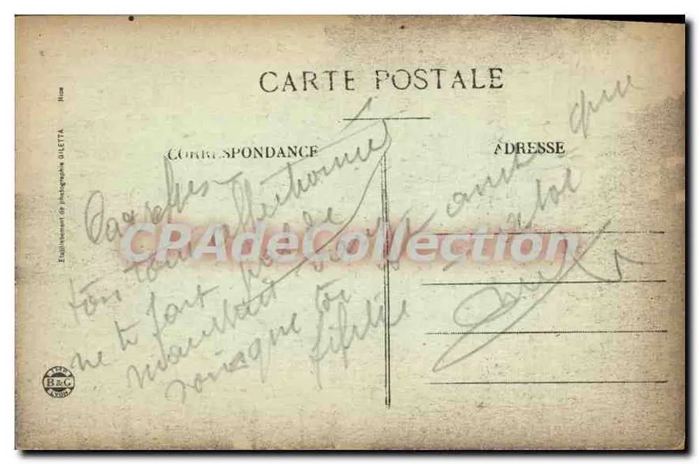 CANNES — Zamek Napoule — Wydawca OLETTA, nr 480 - Rewers