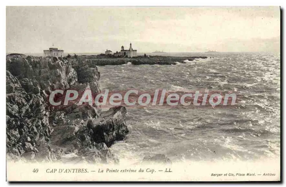 CAP D'ANTIBES — A Ponta Extrema do Cap — Berger e Cie, Place Macé, Antibes - Frente