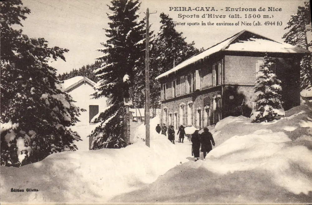 Peïra-Cava - Umgebung von Nice — Wintersport (Höhe 1500 m.) — Edition Giletta - Vorderseite