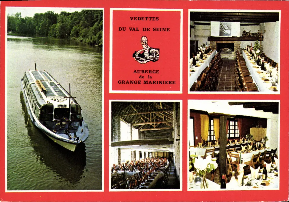 Vedettes do Vale da Sena — Auberge de la Grange Marinière — editor AUBRY - MÉTINGY - Frente