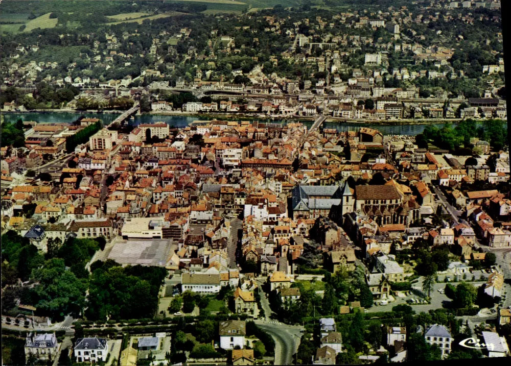 Lagny-Thorigny (S.-et-M.) — Visão geral aérea — Impressor Combier, Mâcon - Frente