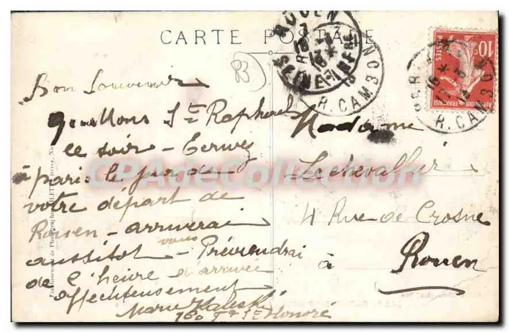 Saint-Raphaël — Valescure — Igreja Inglesa - Verso