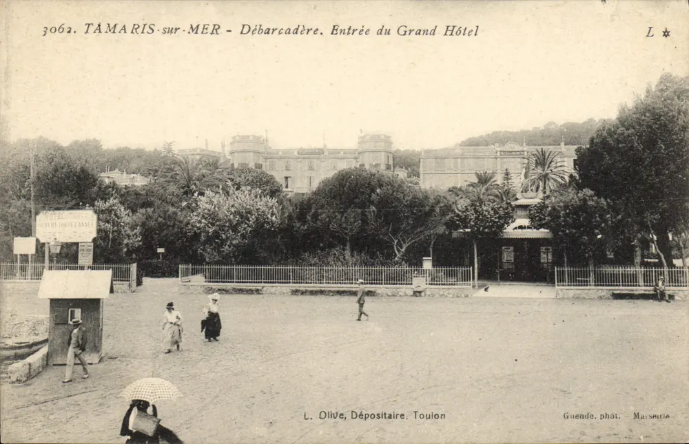 TAMARIS-sur-MER - Steg. Eingang zum Grand Hotel — Guende, phot. Mausseure, n° 3062 - Vorderseite