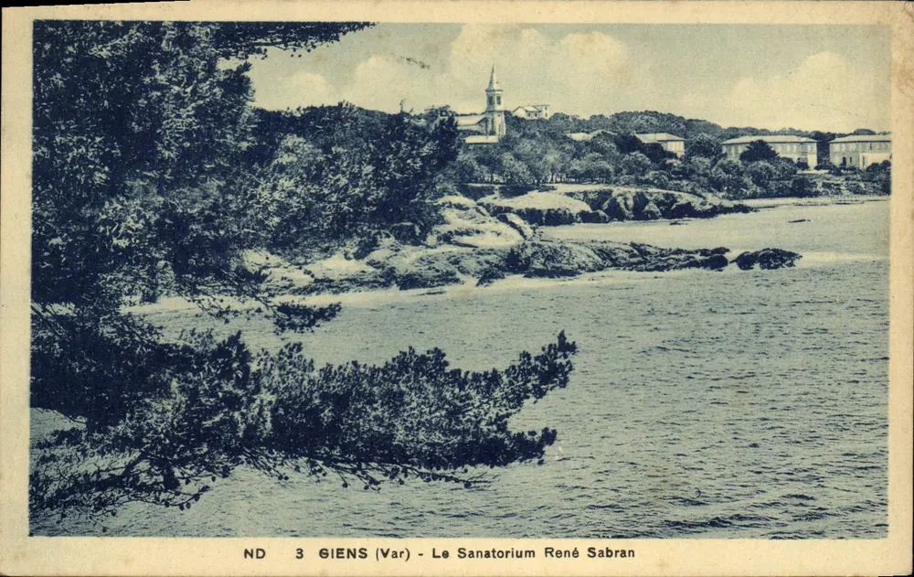 Giens (Var) - O Sanatório René Sabran - Frente