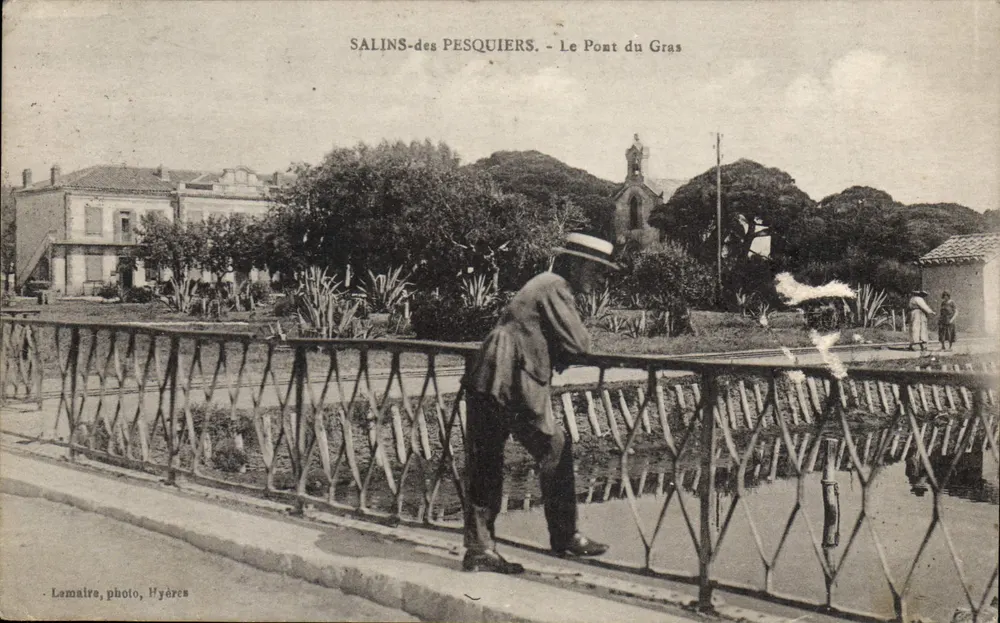 Salins-des-Pesquiers — Die Brücke von Grass — Lemaire, Foto, Hyères - Vorderseite