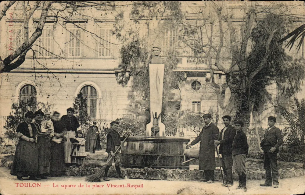 Toulon — Der Platz Vincent-Raspail — Verlag A. Érard - Vorderseite