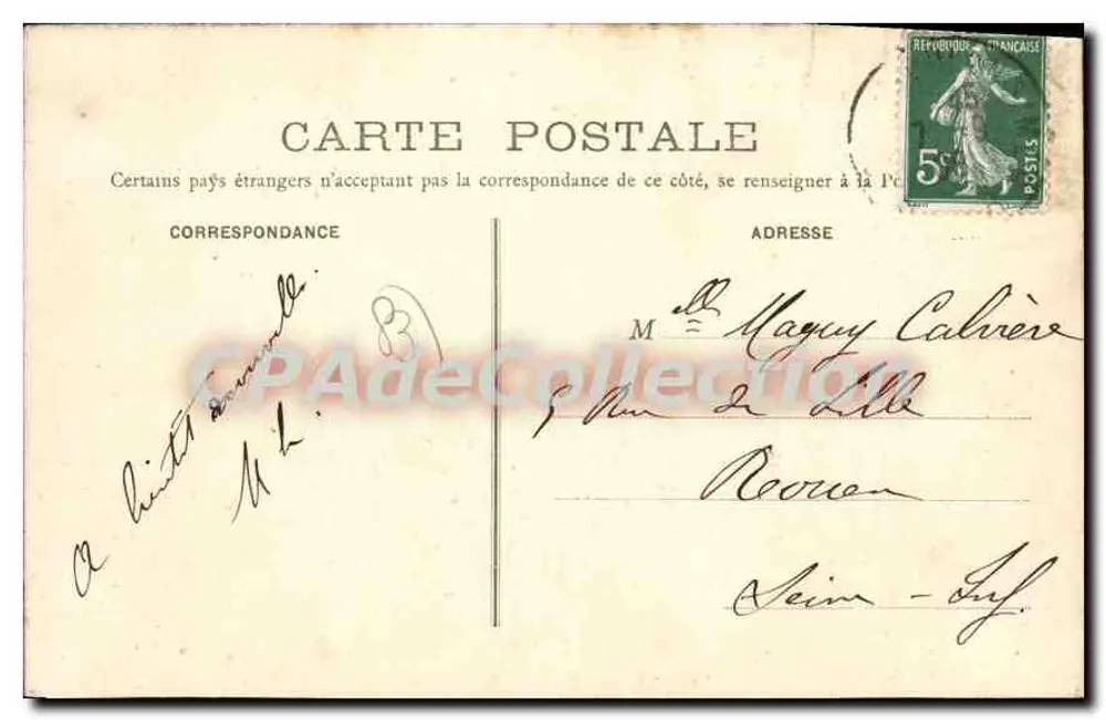 Toulon - O Forte Lamalogue — Edição Galeries Modernes, Toulon, n°24 - Verso