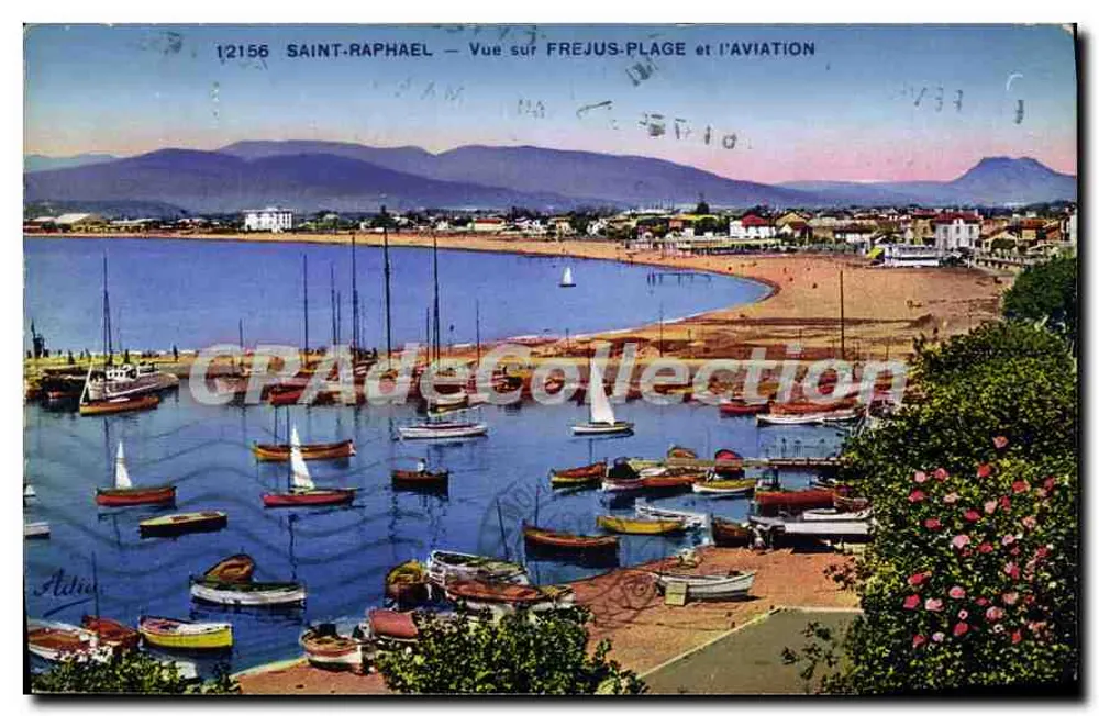 Saint-Raphaël — Vista sobre Fréjus-Plage e a Aviação — Aldia, n° 12156 - Frente