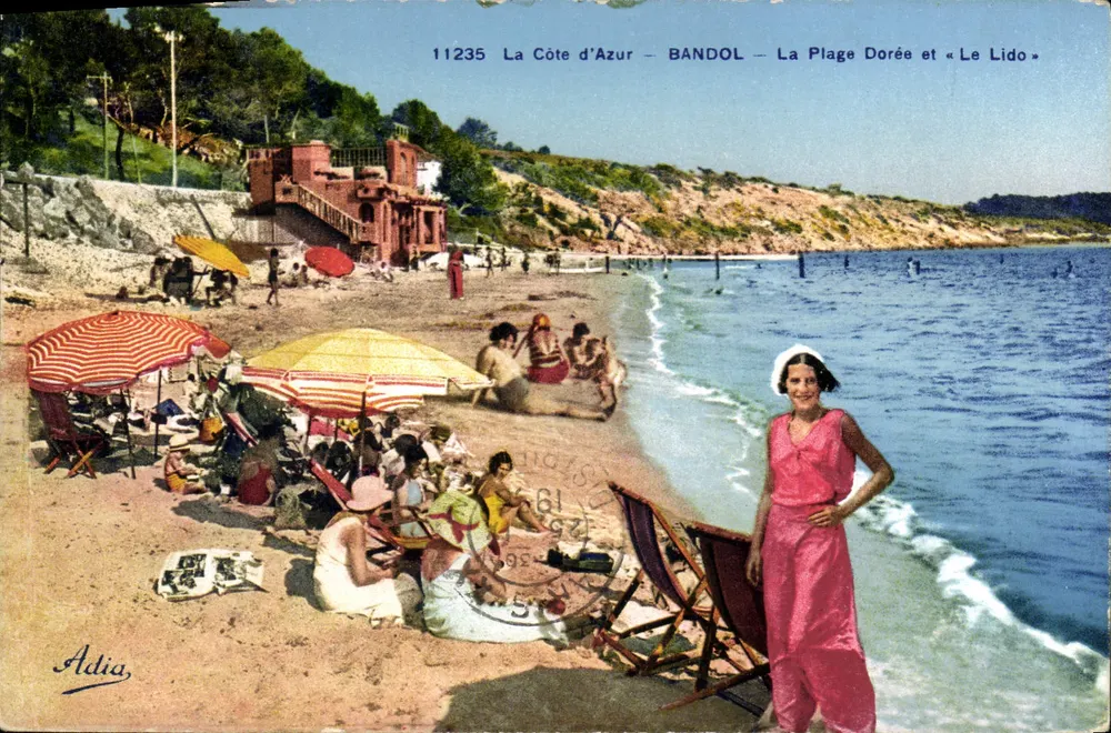 La Côte d'Azur – BANDOL – La Plage Dorée et « Le Lido » — Adia, n°11235 - Anverso