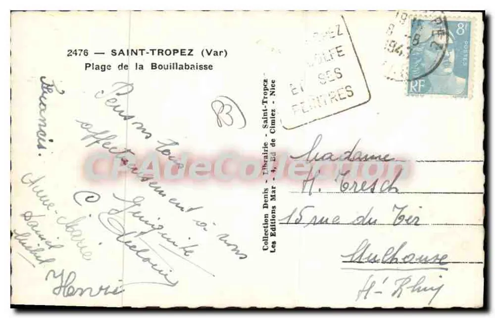 Praia da Bouillabaisse — Saint-Tropez (Var) — Les Éditions Mar - Verso