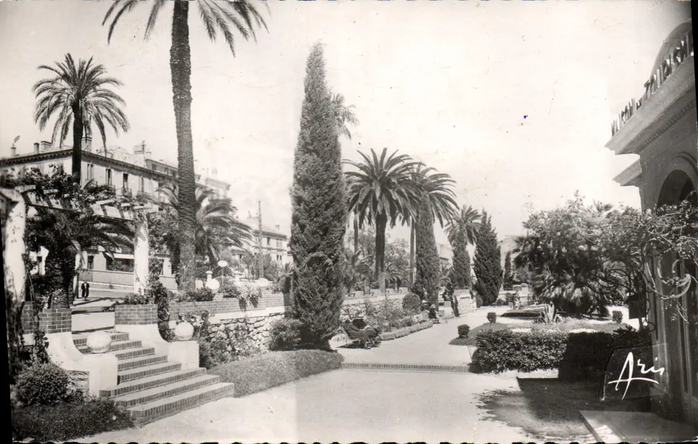 Die Gärten des Museums — Hyères — Die Palmen — Editions ARIS - Vorderseite