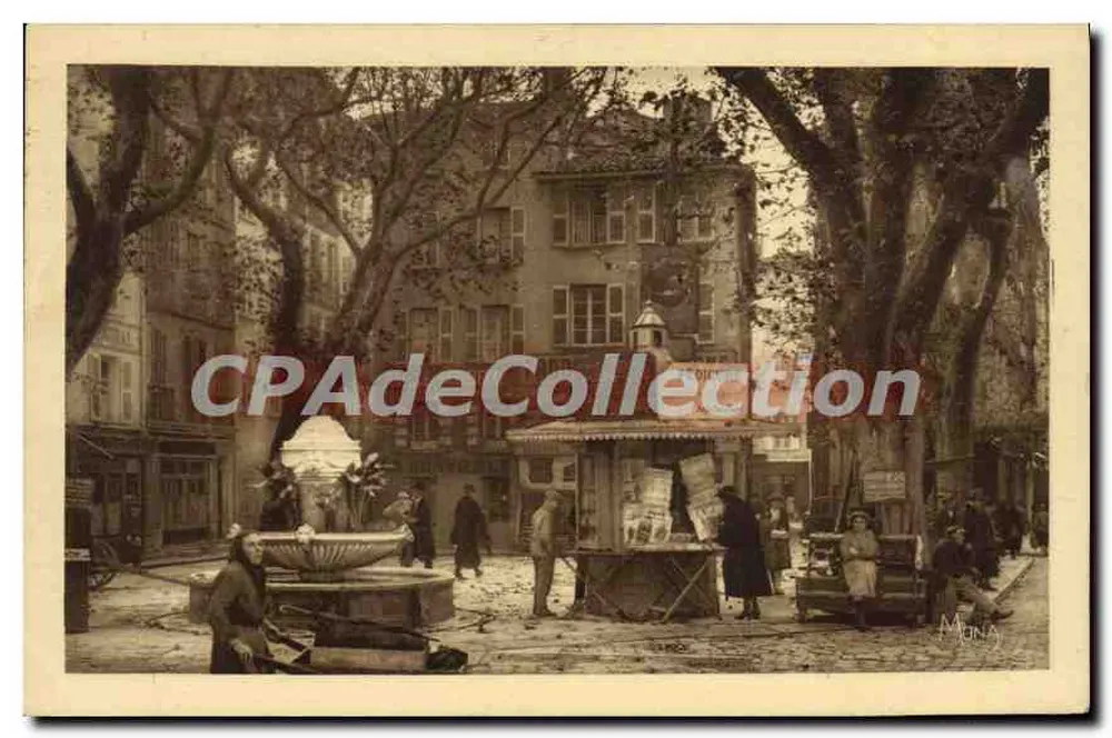 Praça dos Amiraux em Toulon — antiga Praça da Intendência — editor M. Ming - Frente