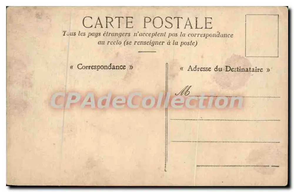 Toulon — Boulevard du Tesse. Schule für junge Mädchen — Collection A. Couturier - Rückseite