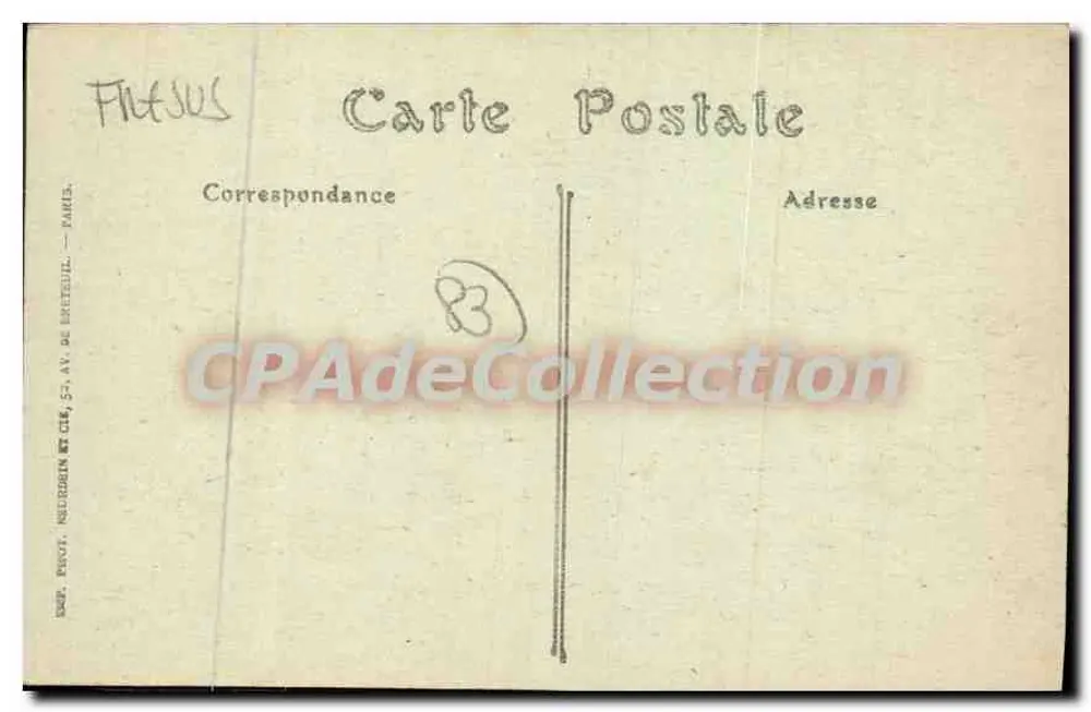 Camp de Sénégalais — Côte d'Azur — N°107 - Verso