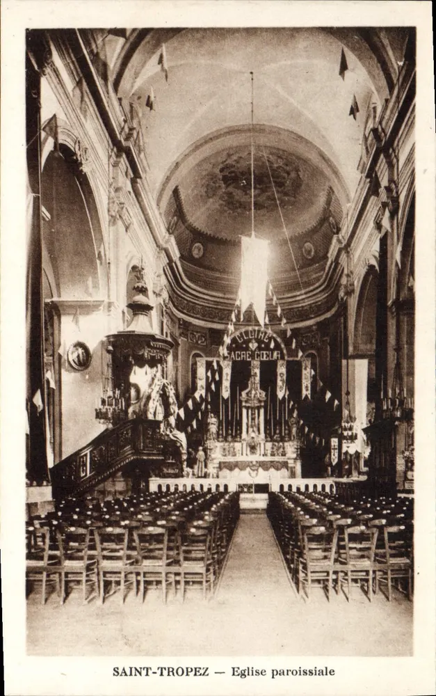 Saint-Tropez — Igreja paroquial — editor desconhecido, número de série não visível - Frente
