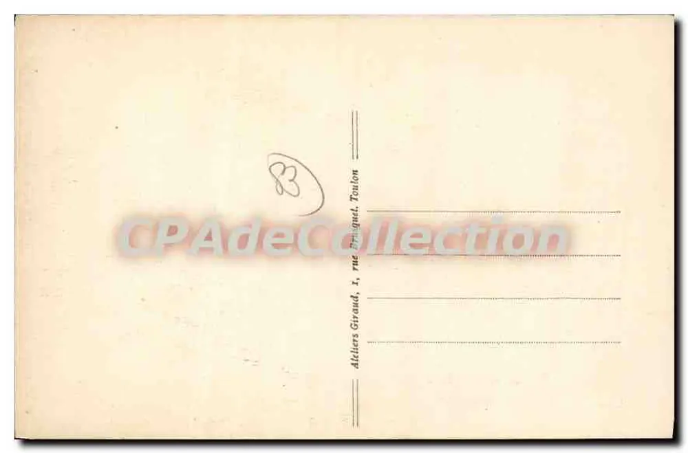 Porquerolles — Die Silberküste — Verlag: Alcide Giraud, Nr. 36 - Rückseite