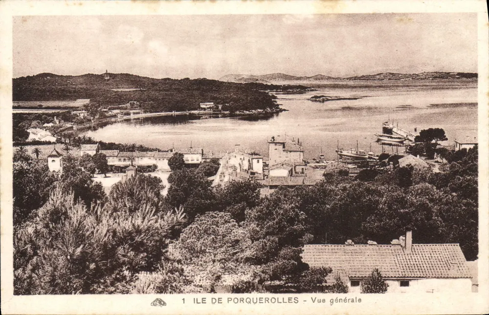Ilha de Porquerolles — Vista geral — Editor: Albin Michel, n° 1 - Frente