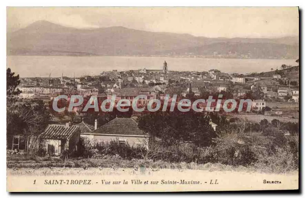 Saint-Tropez - Ansicht der Stadt und Sainte-Maxime - Selecta - Vorderseite