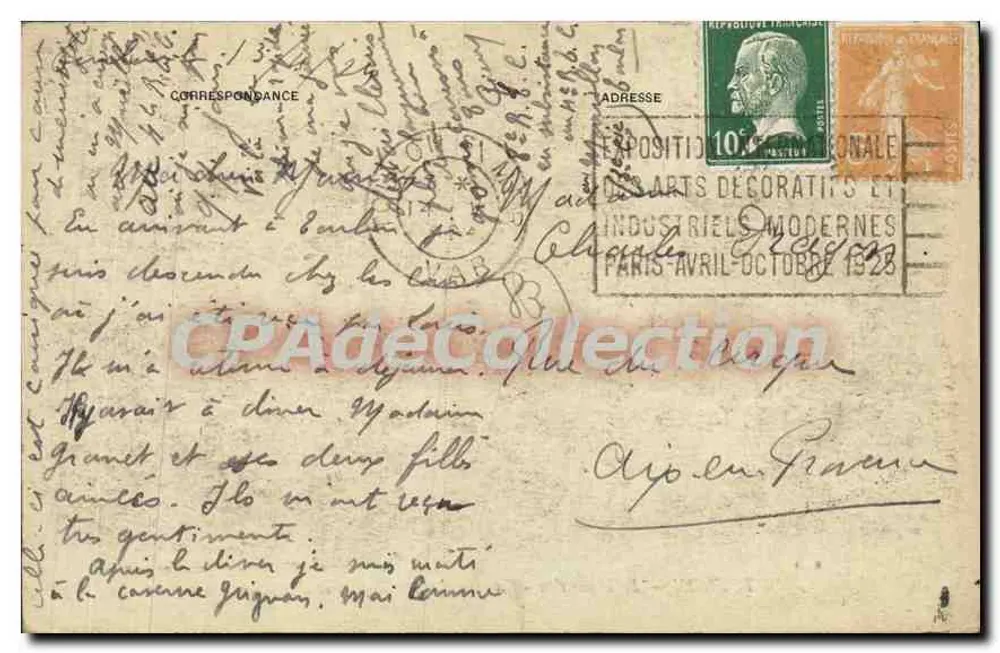 Toulon - Le Mourillon - Kasernen des 4. Kolonialinfanterieregiments — milit. Narresu, 26, Boulevard Nazoilles — Toulon - Rückseite