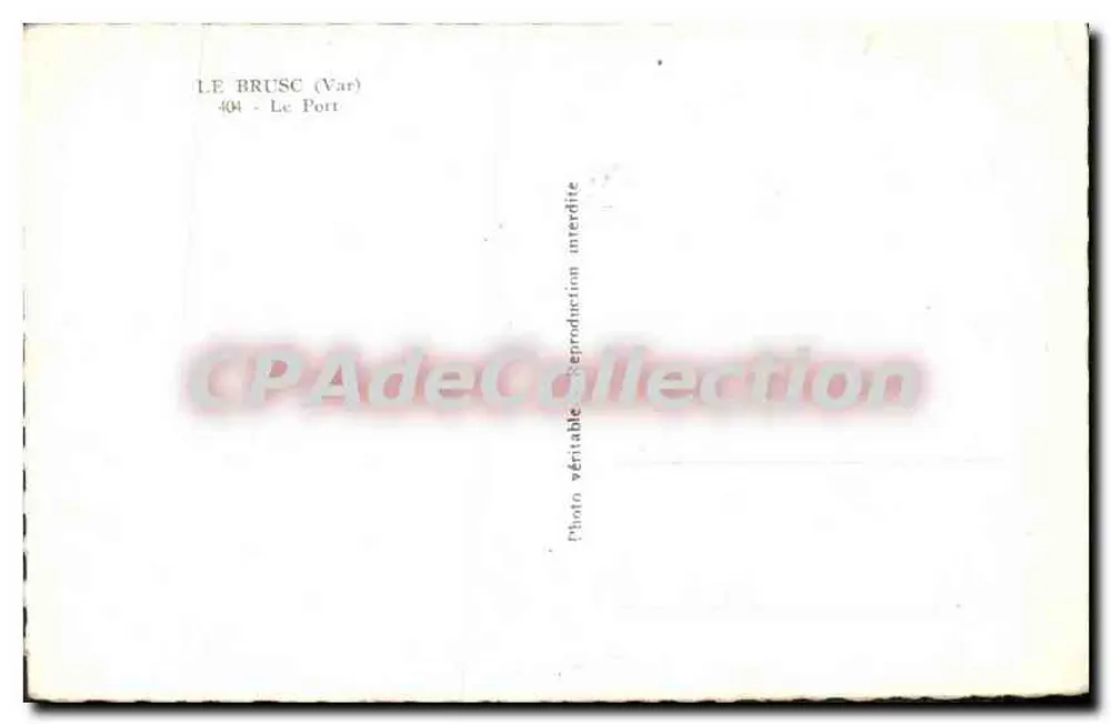 ले ब्रुस्क (वार) — पोर्ट — अज्ञात प्रकाशक, संख्या 404 - पीछे