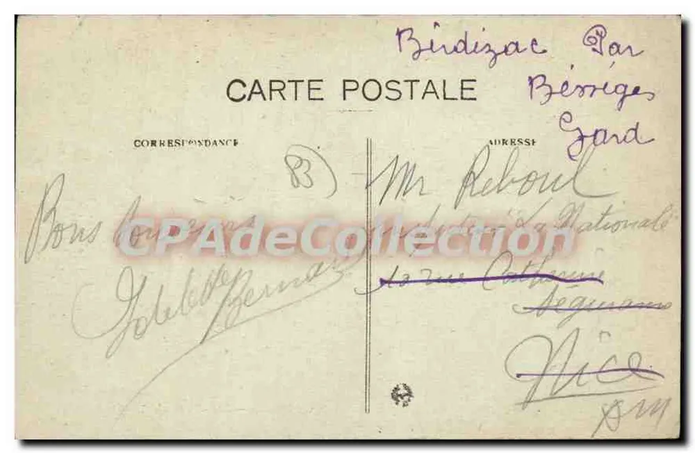 Carcès — A Grande Queda da Écluse — A. Giboin, Edit. - Verso