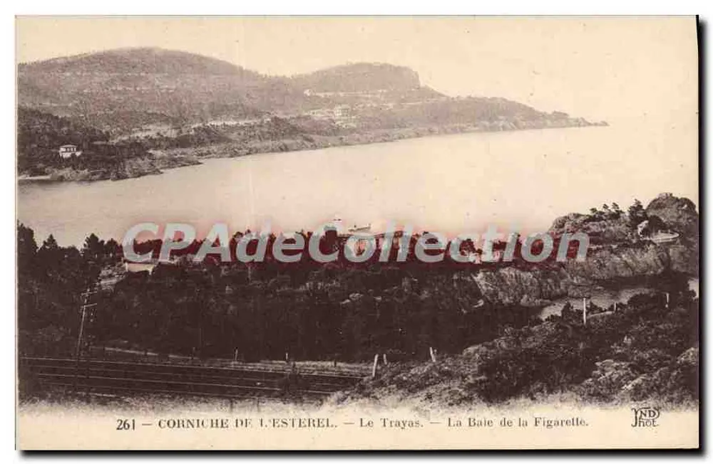 Corniche d'Esterel — Le Trayas — La Bale de la Figarelle — JND Hol, n°261 - Frente