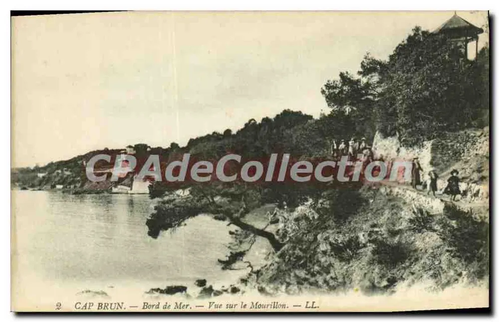 CAP BRUN — Küstenblick — Ansicht des Mourillon — LL. - Vorderseite