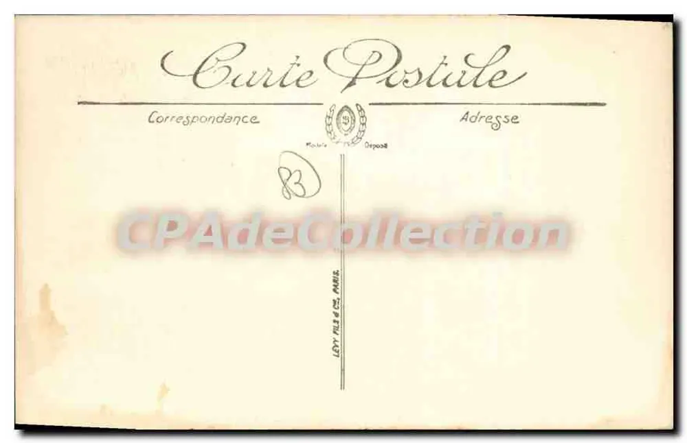 CAP BRUN — Küstenblick — Ansicht des Mourillon — LL. - Rückseite