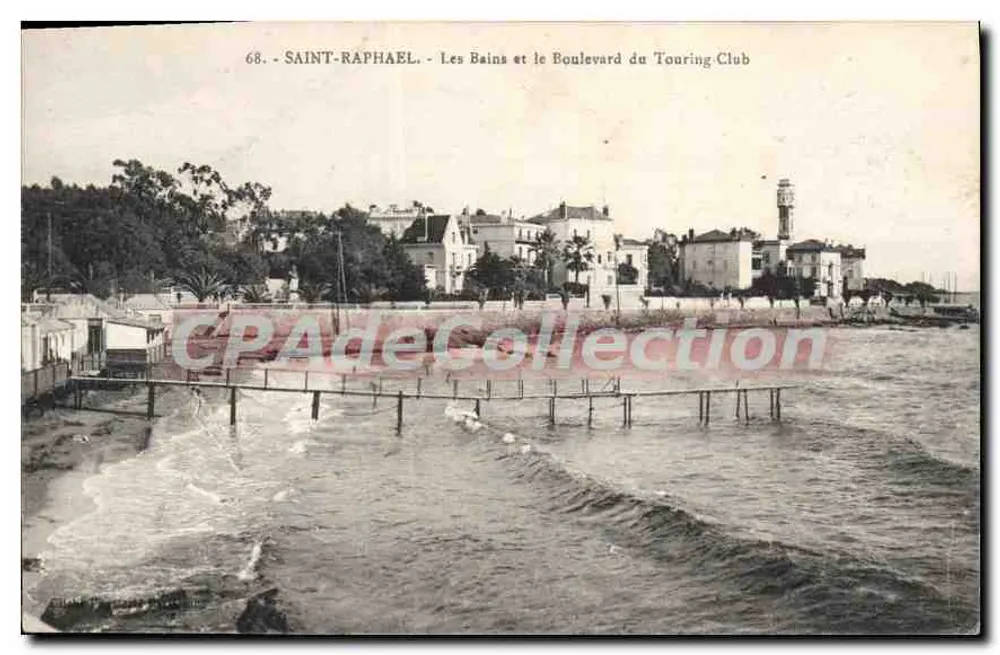 Saint-Raphaël - Die Bäder und der Boulevard du Touring-Club - Vorderseite