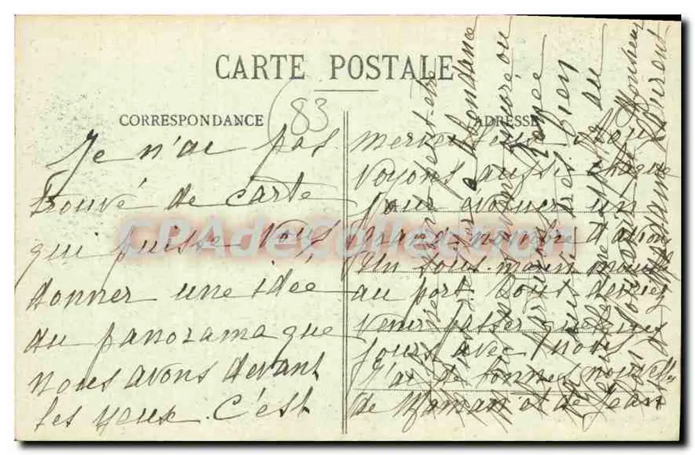 Saint-Raphaël - Die Bäder und der Boulevard du Touring-Club - Rückseite