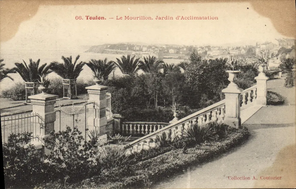 Toulon — Le Mourillon. Jardim de Acclimatação — Coleção A. Couturier - Frente