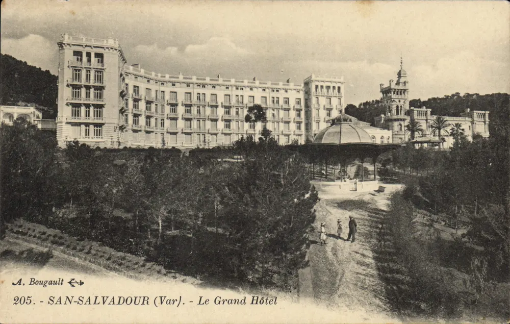 San-Salvadour (Var) — Das Grand Hotel — A. Bougault, n°205 - Vorderseite