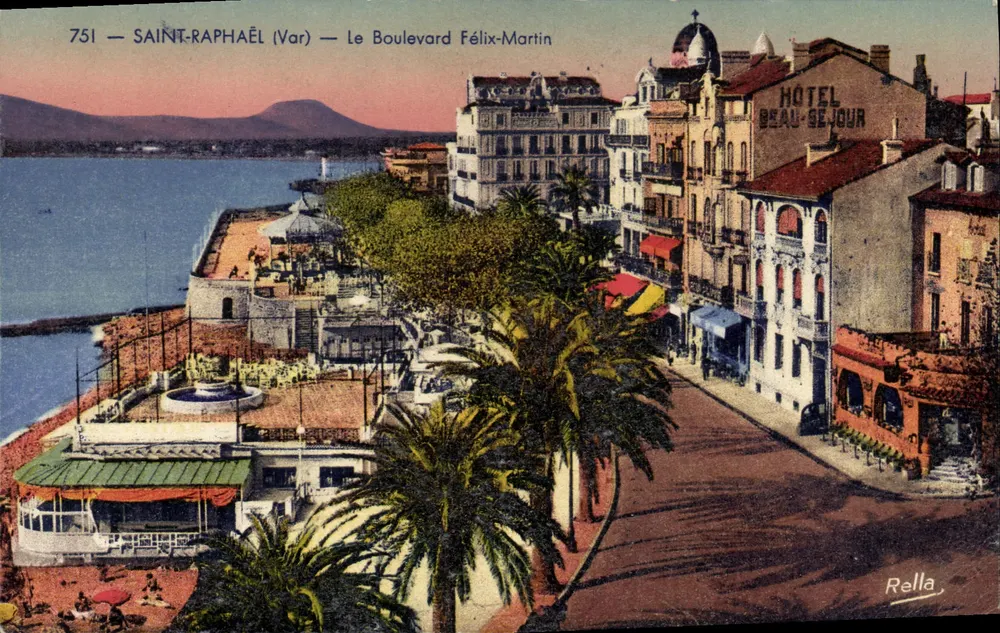 Saint-Raphaël (Var) — O Boulevard Félix-Martin — Rella, n°751 - Frente