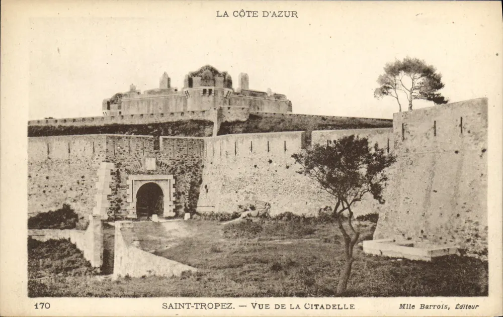Saint-Tropez — Visão da Cidadela — Mille Barrois, Editor, n°170 - Frente
