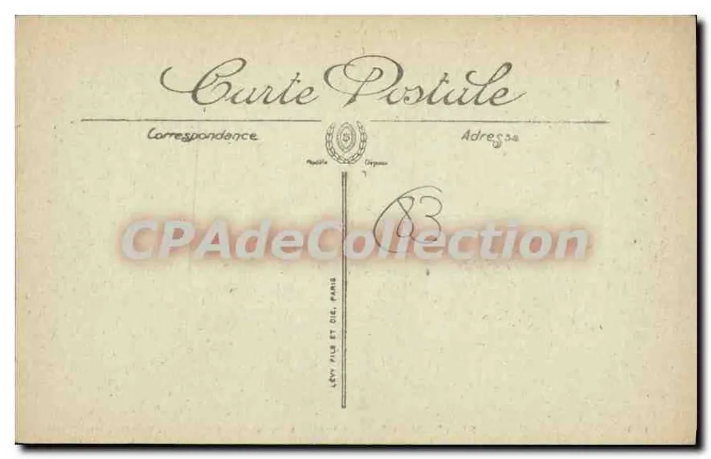Saint-Tropez — Visão da Cidadela — Mille Barrois, Editor, n°170 - Verso