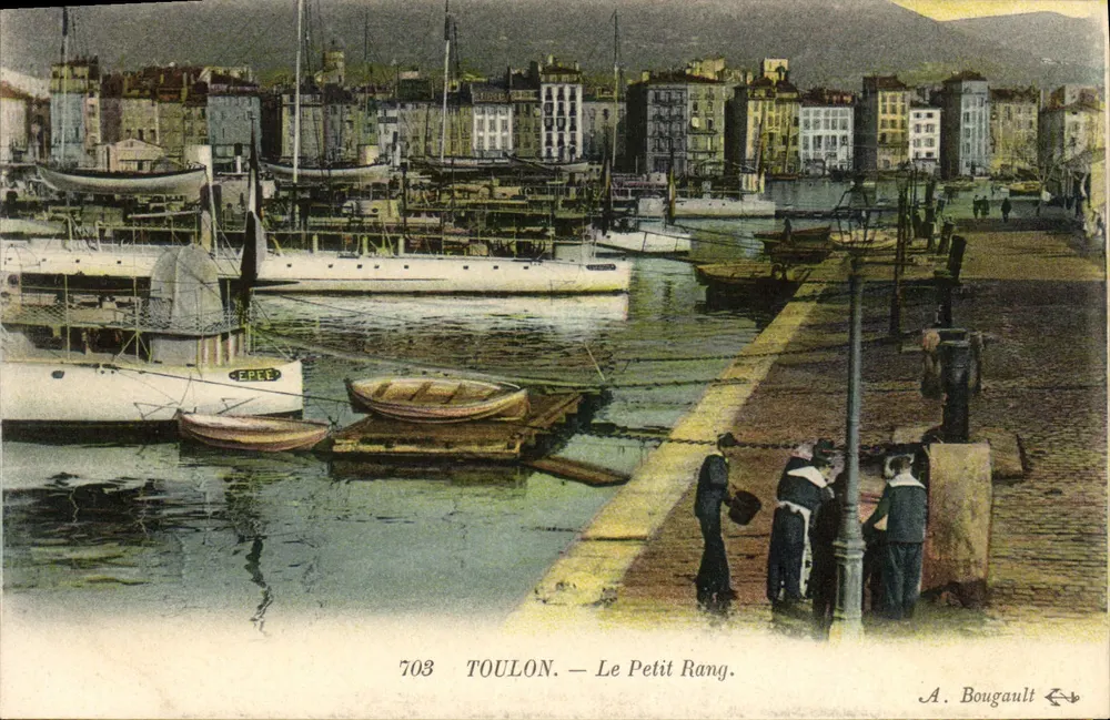 Toulon — O Pequeno Rang — A. Bougault, n°703 - Frente