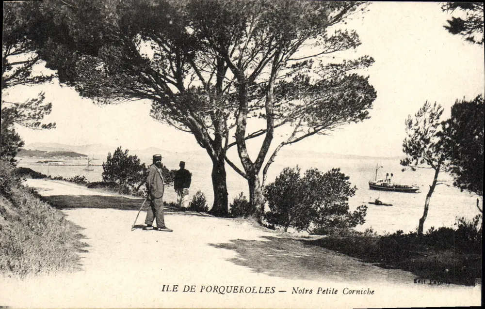 Ilha de Porquerolles — Nossa Pequena Corniche — Edit. Layos - Frente