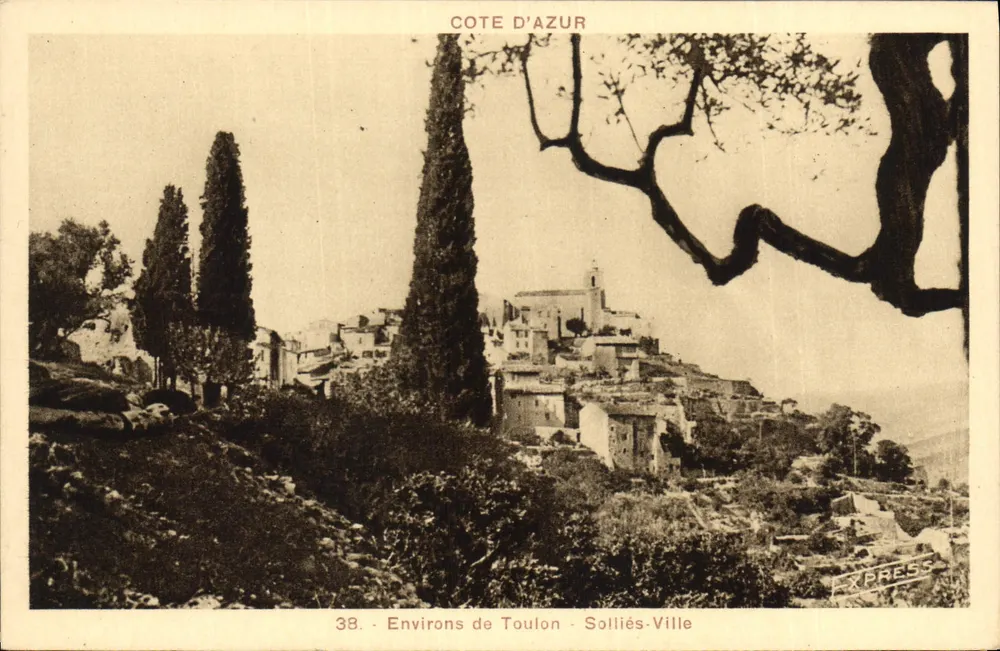 Solliès-Ville — Umgebung von Toulon — Verlag Express - Vorderseite
