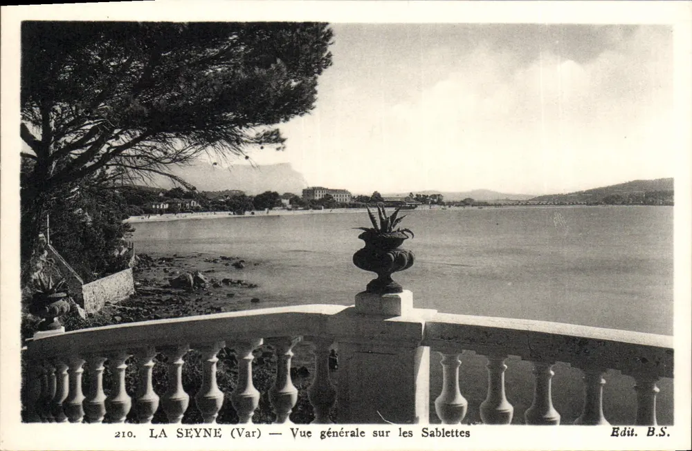 LA SEYNE (Var) — Vista geral das Sablettes — Edit. B.S. - Frente