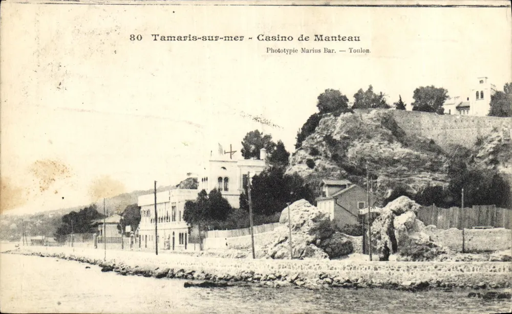 Tamaris-sur-mer — Casino de Manteau — Phototypie Marius Bar. — Toulon - Vorderseite