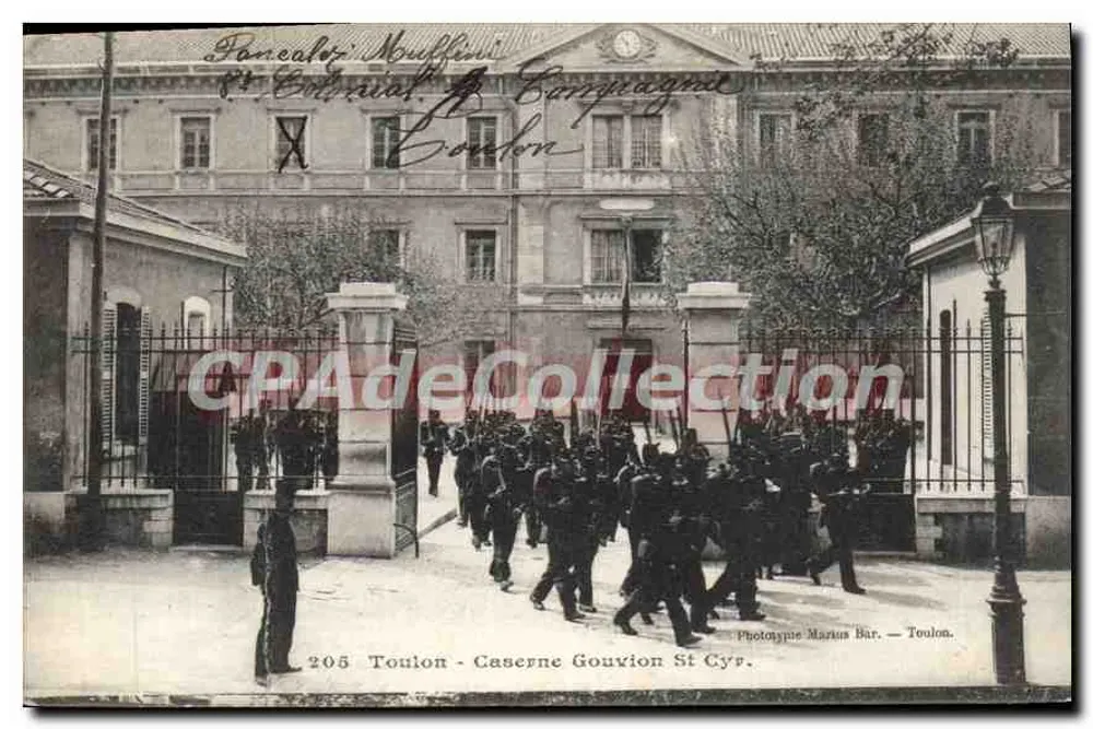 Toulon - Kasernen Gouvion St Cyr — Phototypie Marius Bar — n°205 - Vorderseite