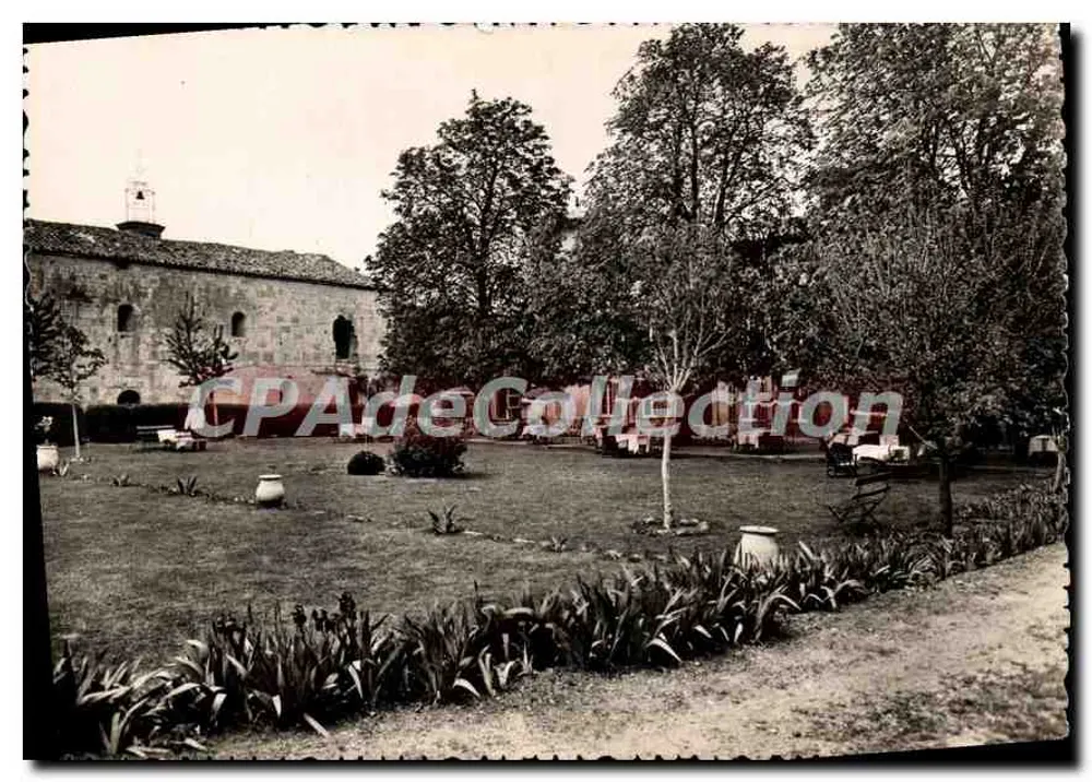 Ogród Hostellerie de l'Abbaye de La Celle — niedaleko Brignoles — Cliché Gillet - Awers