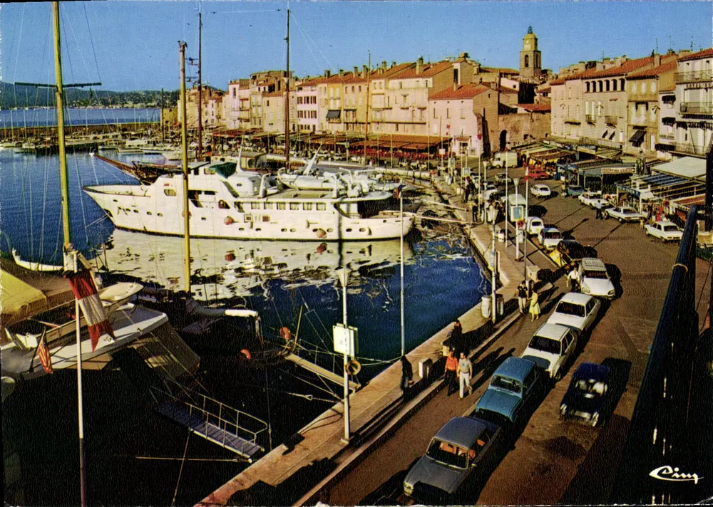 St-Tropez (Var) — Der alte Hafen und die Kais — Cing - Vorderseite