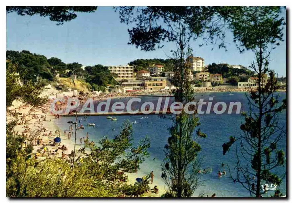 Praia René Cros — Bandol, Costa Azul — Editor IRIS, série 2.82 - Frente