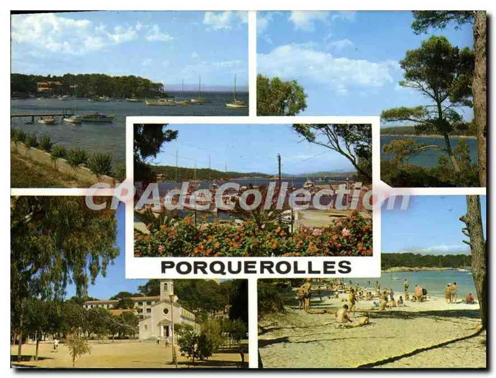 Porquerolles — Panoramablick — Les Éditions Naturelles - Vorderseite